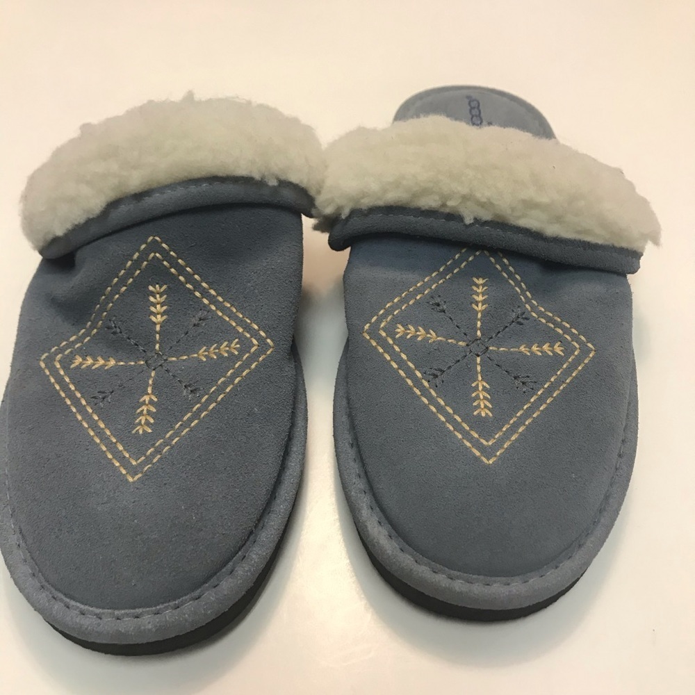Zero Stress Sues Leather Nwot Slippers